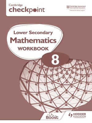 cover image of Cambridge Checkpoint Lower Secondary Mathematics Workbook 8